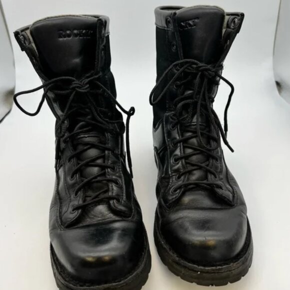 Rocky work boots vibram sole aqua guard black comfort combat style men’s 9 main image 9